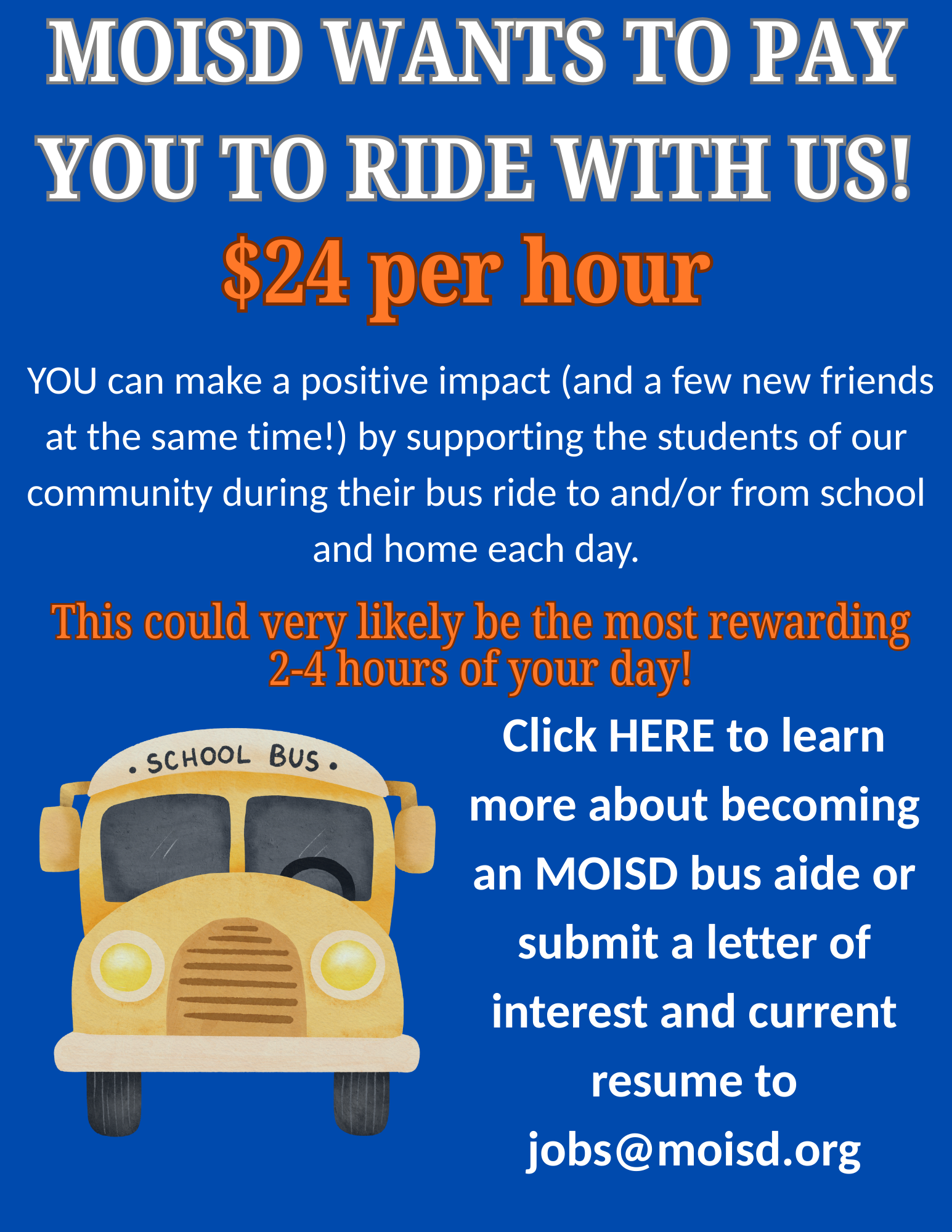 Bus Aide flyer